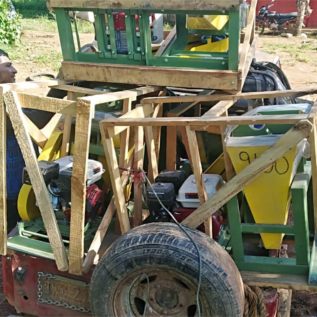 PP300R Grass Choppers were delivered as part of support programs for Colombian farmers.